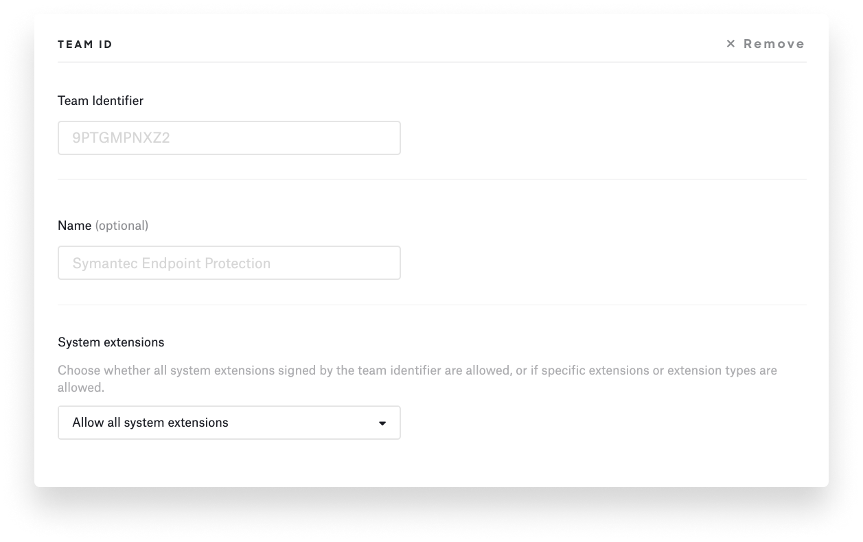 Kandji system extensions library item