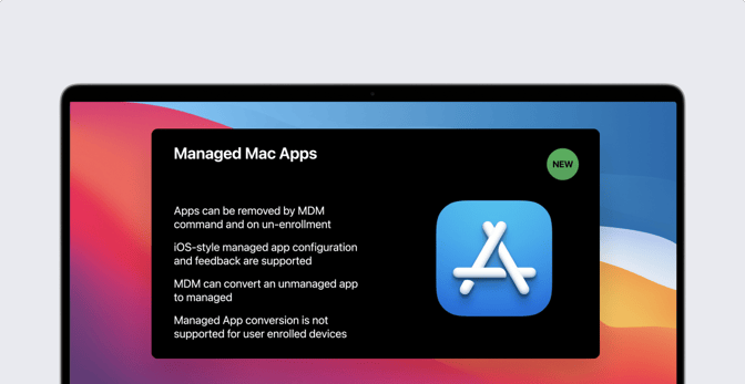 managed apps on macos big sur
