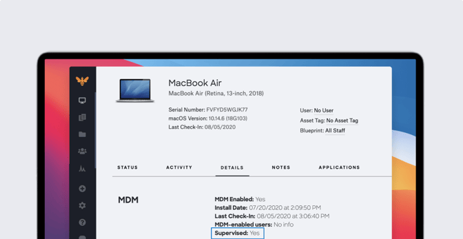 manual device enrollment now results in macos supervision, new from wwdc 2020