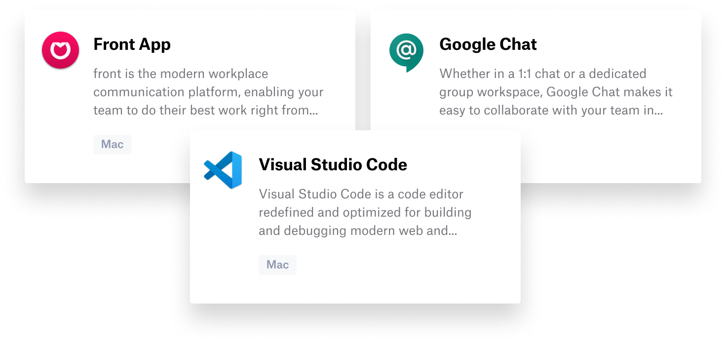 New auto apps front google vs code