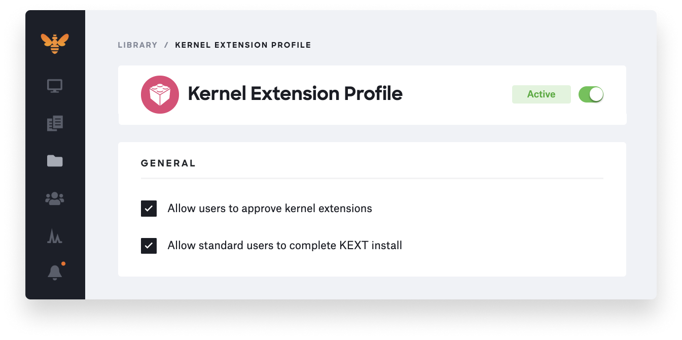 kernel extension profile macos big sur