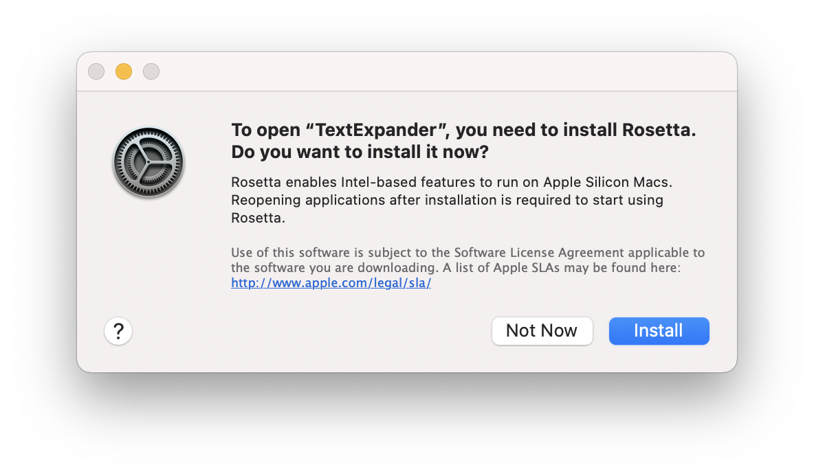 To open TextExpander install Rosetta