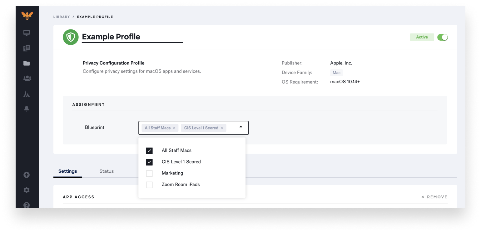 apple MDM profiles reinvented - profile assignment workflow