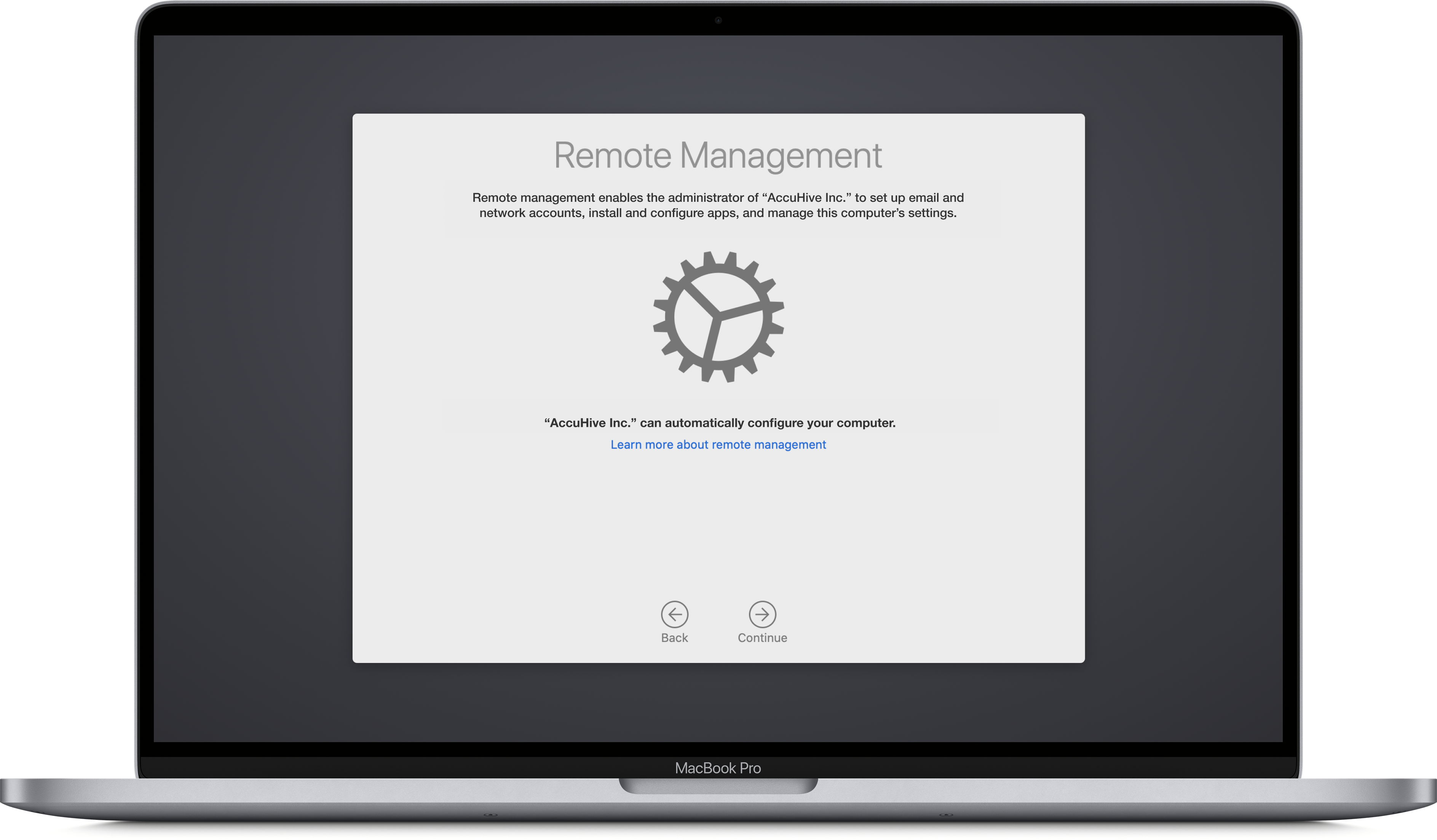 remote management macbook