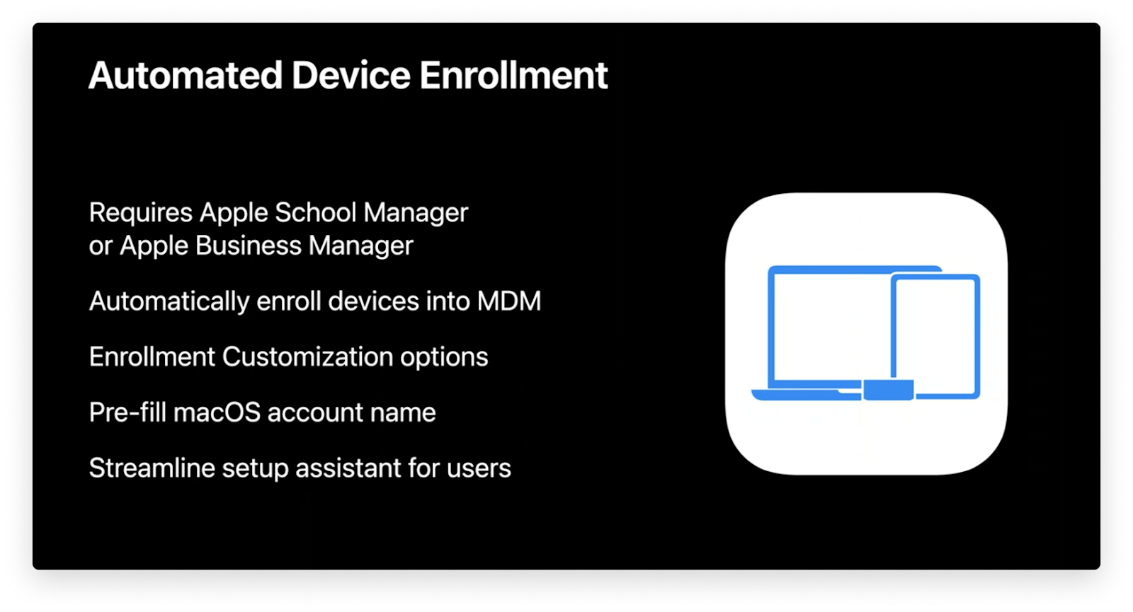 automated device enrollment macos big sur