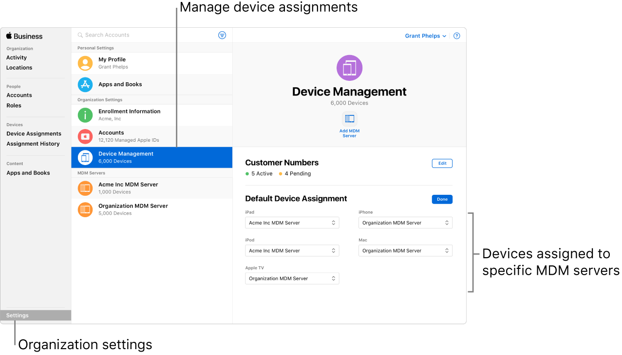 Apple Business Manager Enroll Device