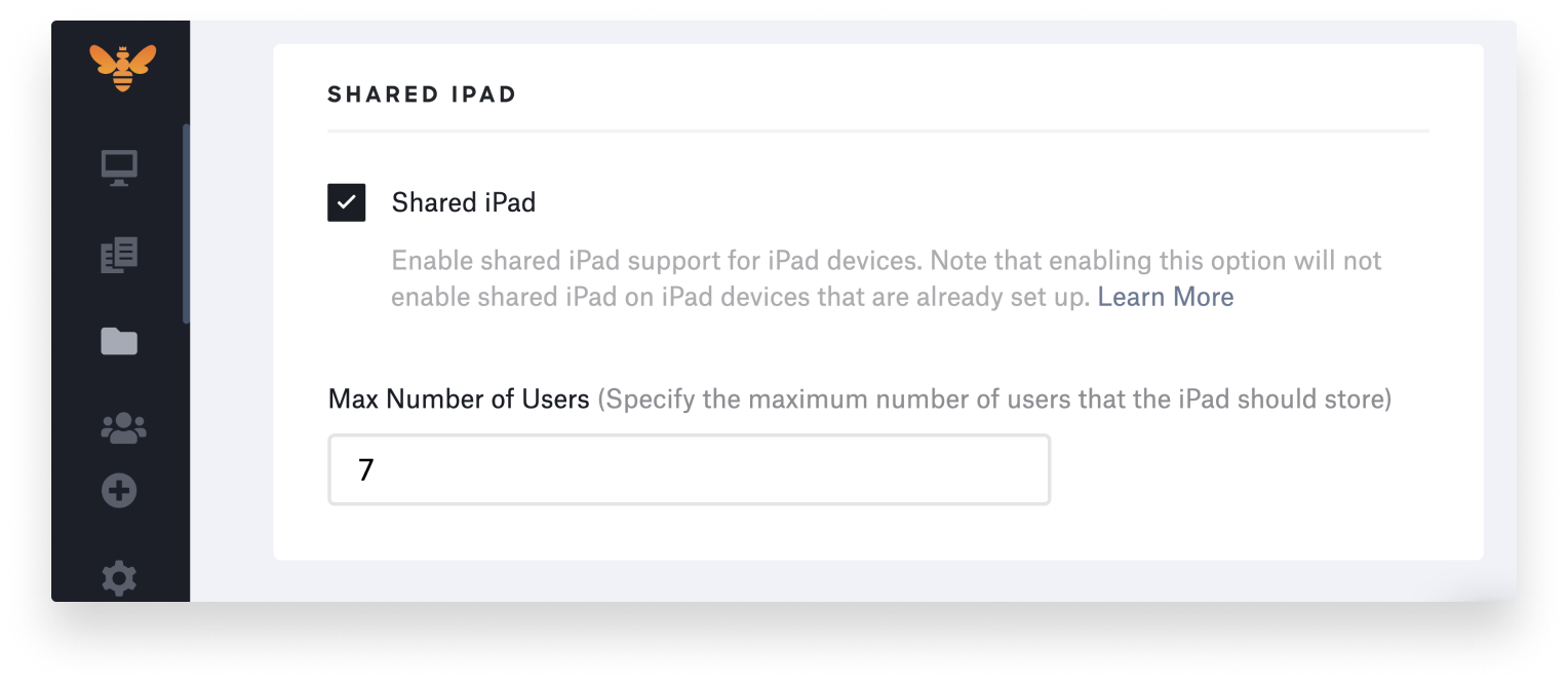 kandji shared ipad max number of users managed apple ids-1