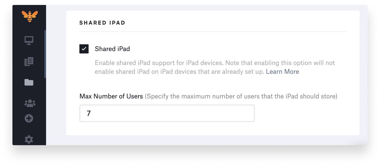 kandji shared ipad max number of users managed apple ids-2