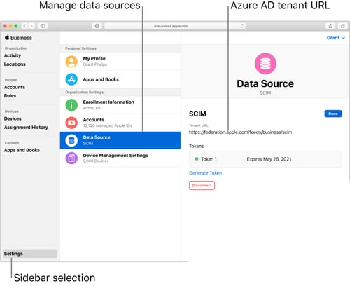 scim vs jit azure ad apple business manager