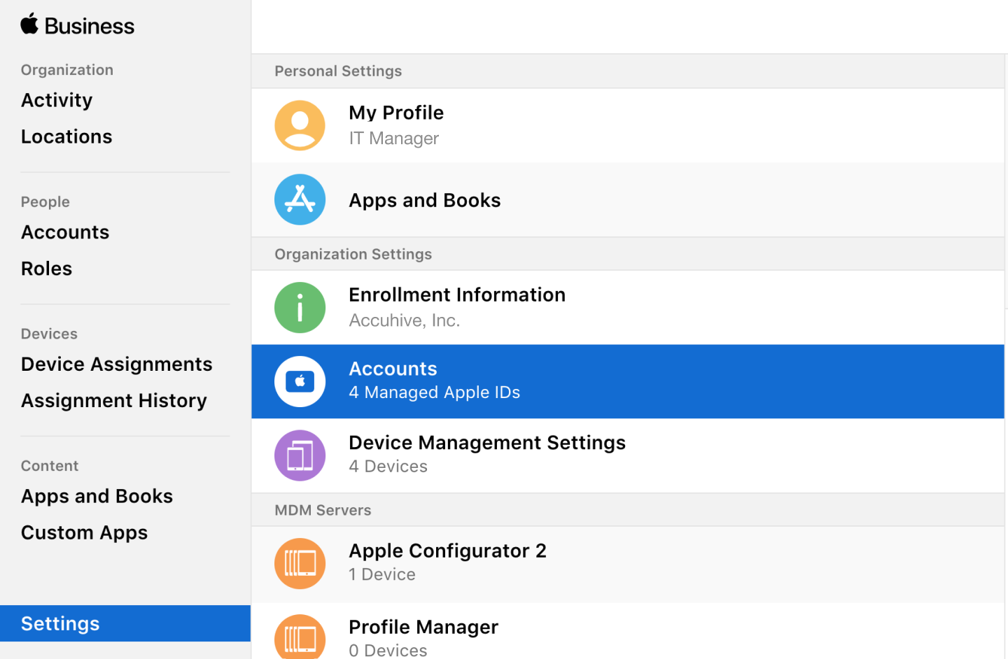 verify ownership managed apple ids